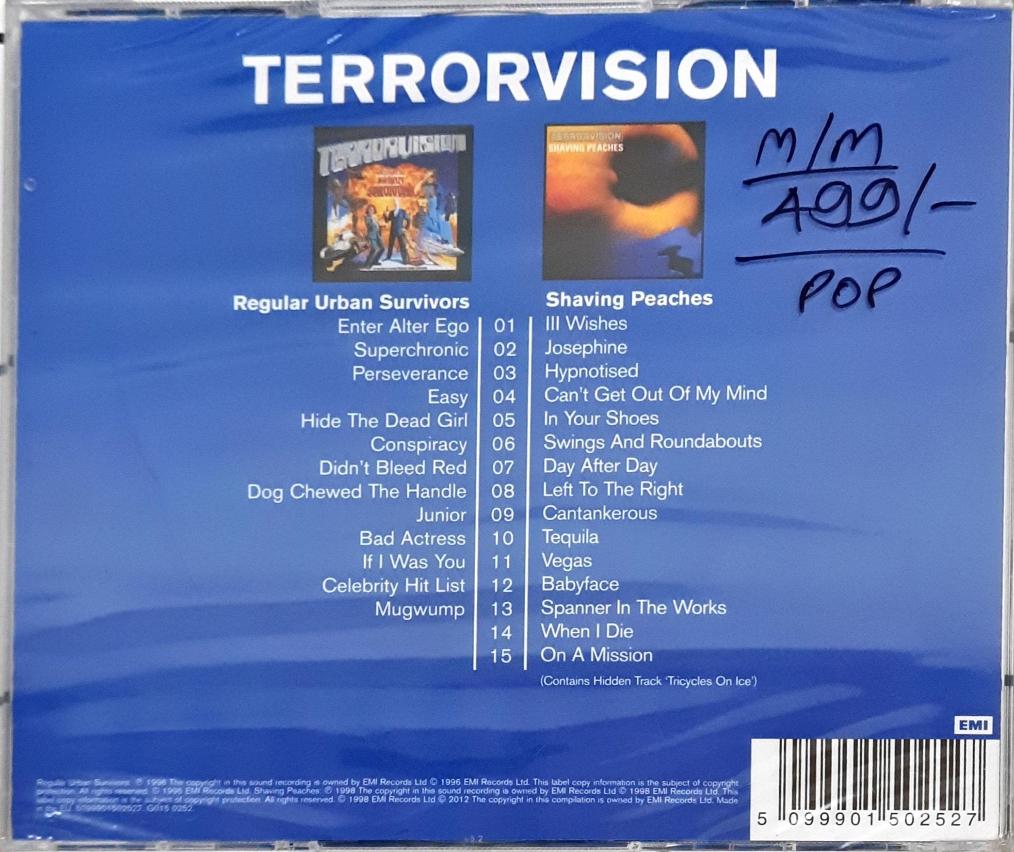 Terrorvision - Regular Urban Survivors / Shaving Peaches (CD) (2)