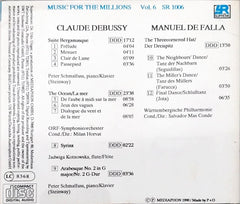 Claude Debussy / Manuel De Falla - Music For The Millions Vol. 6 (CD)