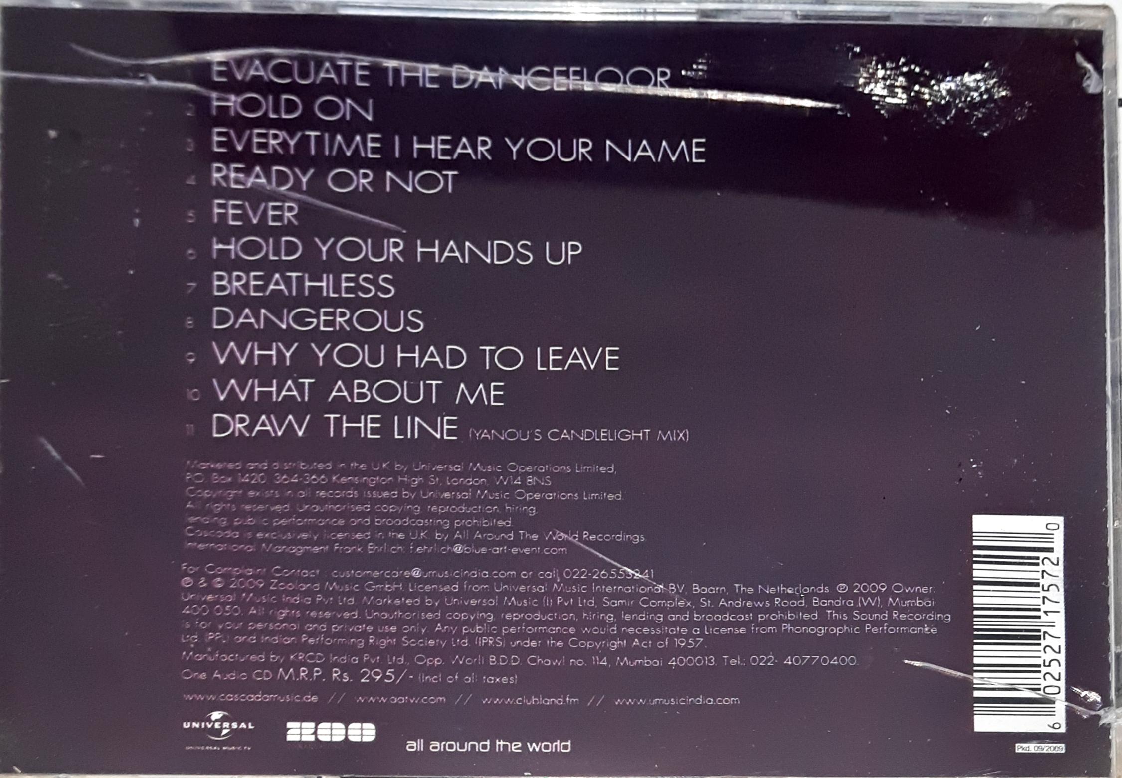 Cascada - Evacuate The Dancefloor (CD)