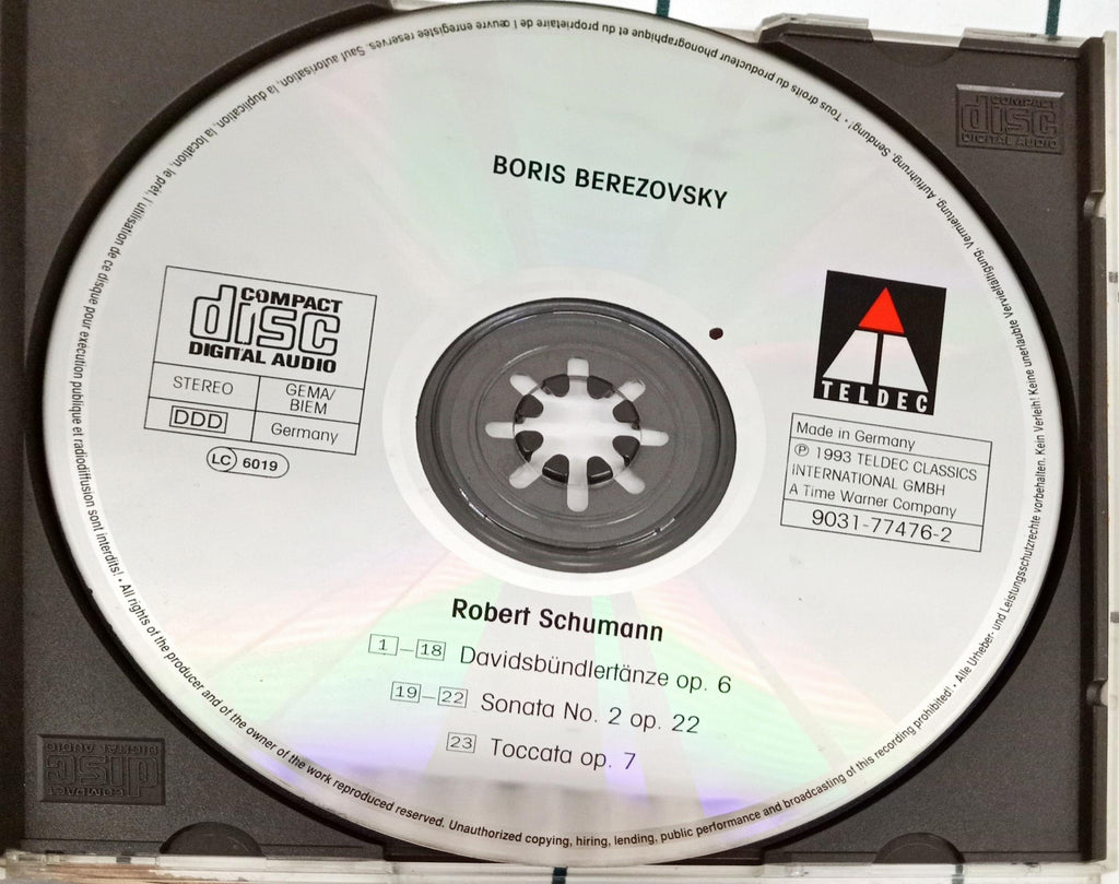 Robert Schumann, Boris Berezovsky - Davidsbündlertänze, Piano Sonata Op. 22, Toccata Op. 7 (CD)