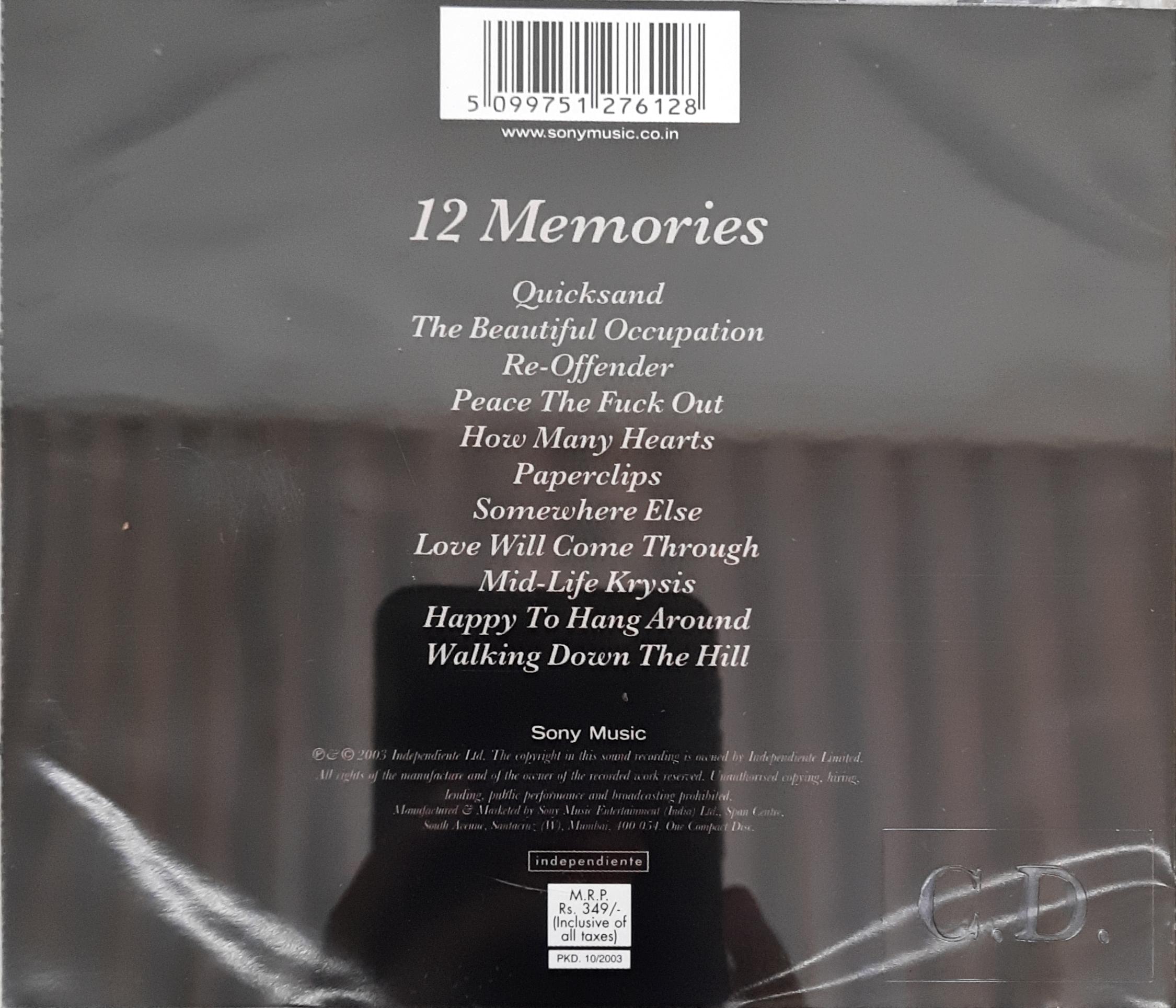 Travis - 12 Memories (CD)