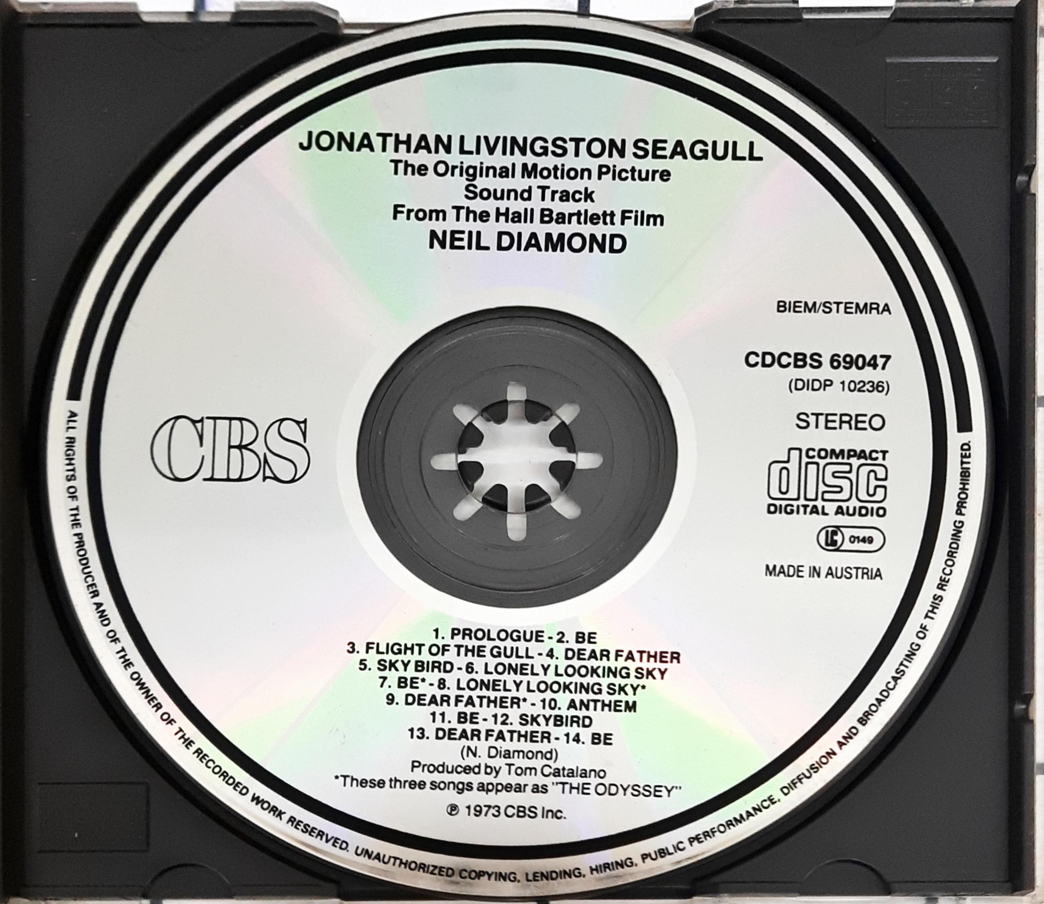 Neil Diamond -  Jonathan Livingston Seagull (Original Motion Picture Sound Track (CD)