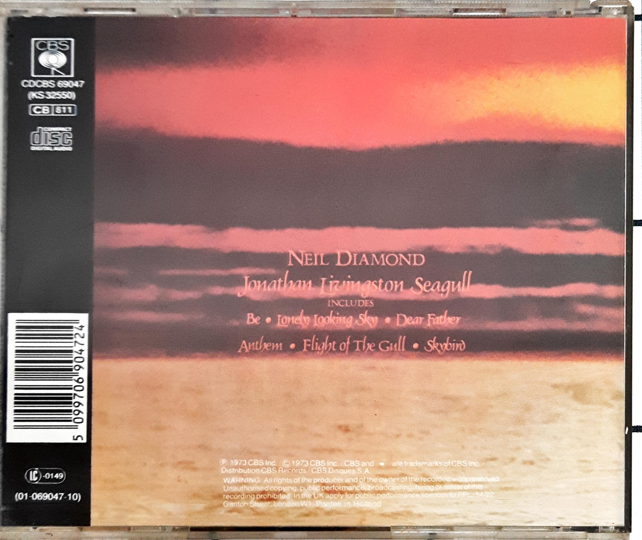 Neil Diamond -  Jonathan Livingston Seagull (Original Motion Picture Sound Track (CD)