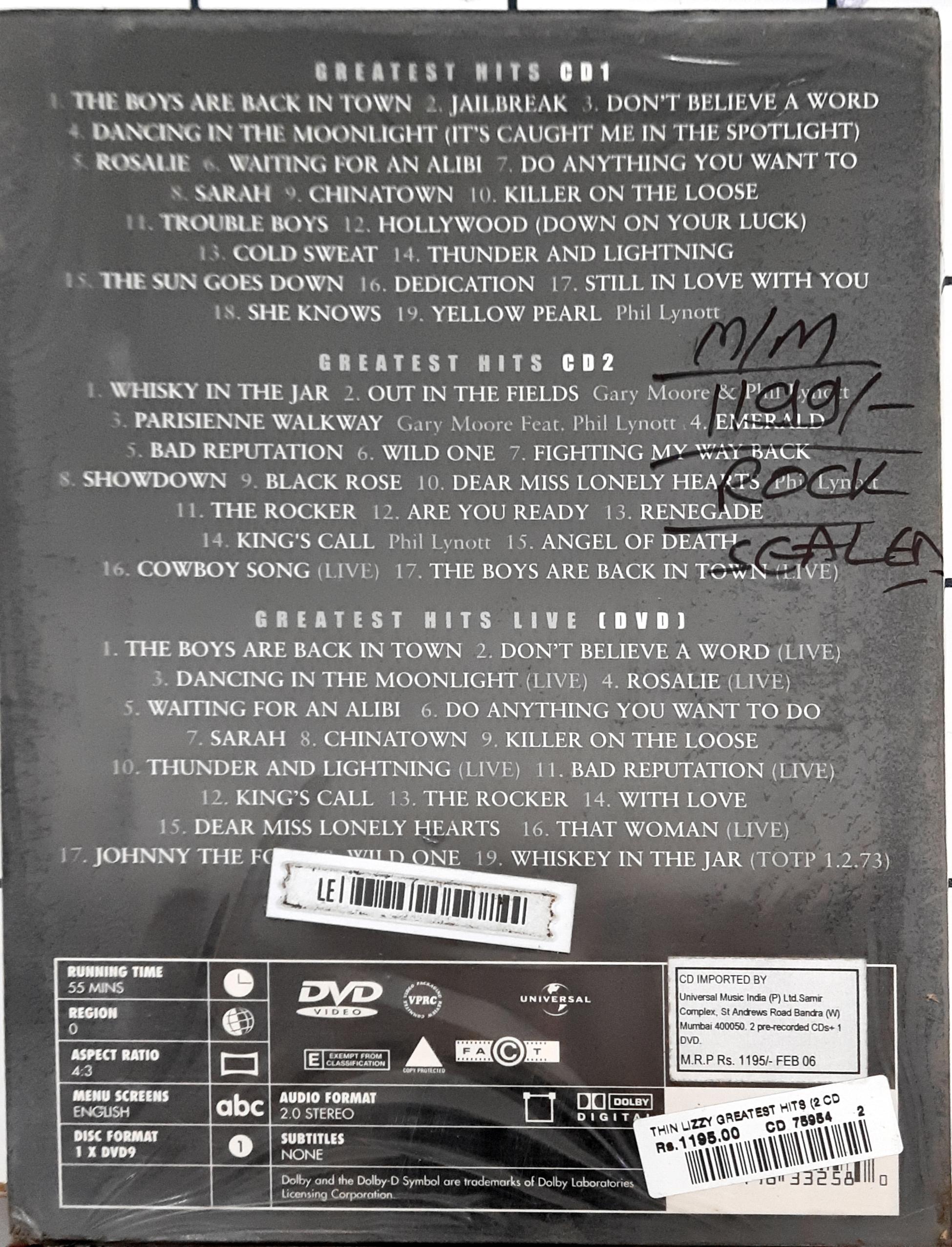 Thin Lizzy -  Greatest Hits (CD) (3)