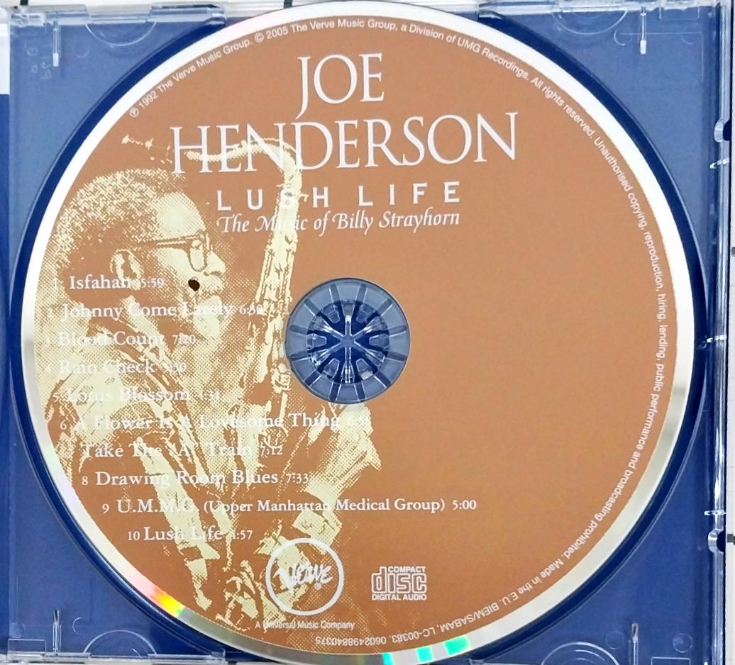 Joe Henderson - Lush Life (The Music Of Billy Strayhorn) (CD)