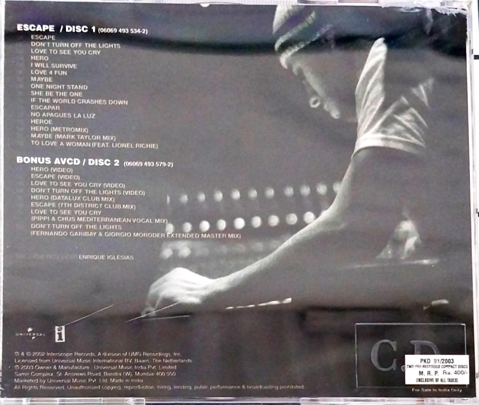 Enrique Iglesias - Escape (CD)