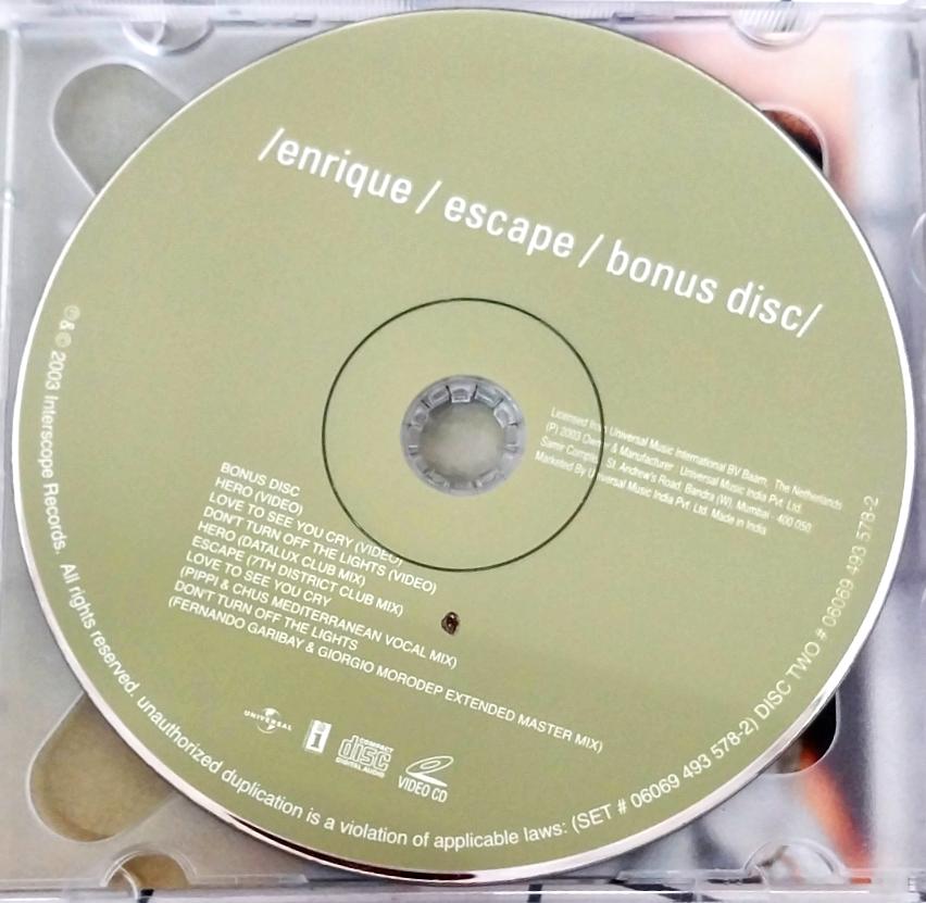 Enrique Iglesias - Escape (CD)