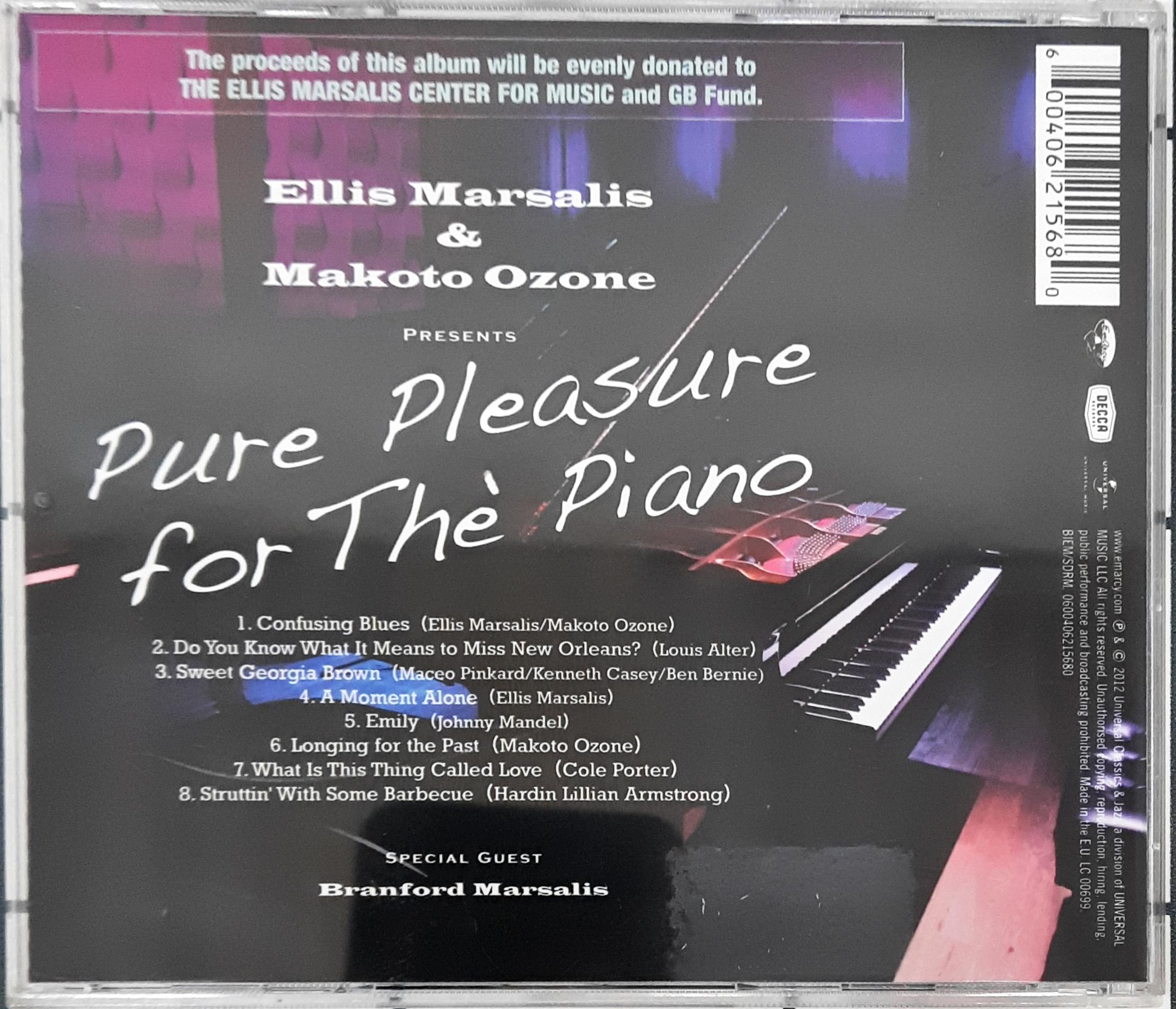 Ellis Marsalis & Makoto Ozone - Pure Pleasure For The Piano (CD)