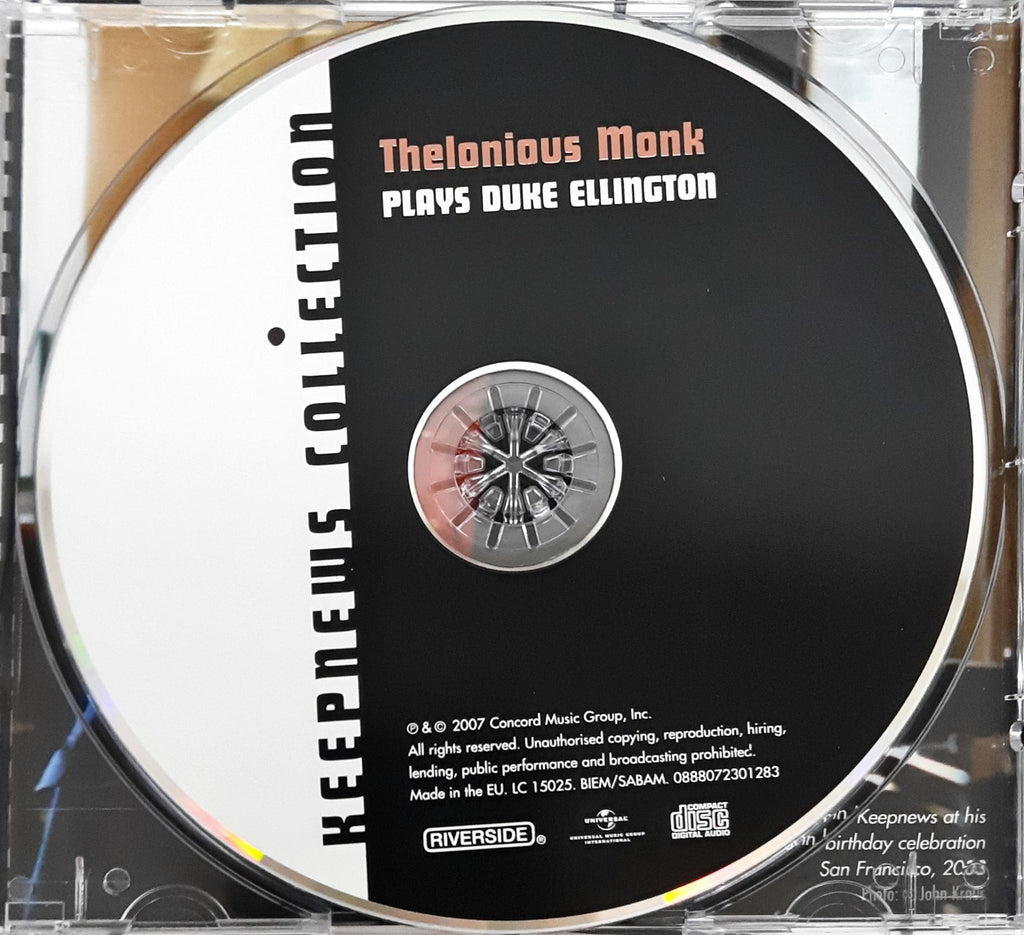 Thelonious Monk - Thelonious Monk Plays Duke Ellington (CD)