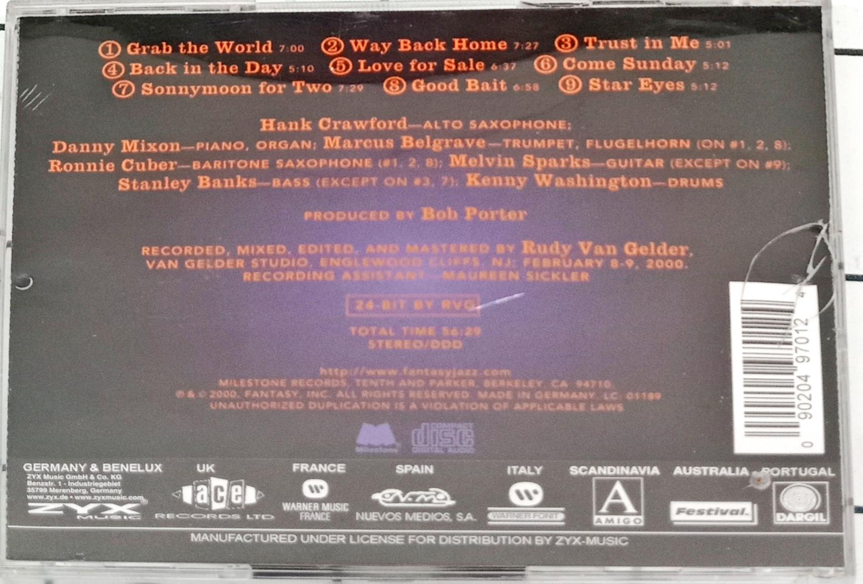 Hank Crawford - The World Of Hank Crawford (CD)