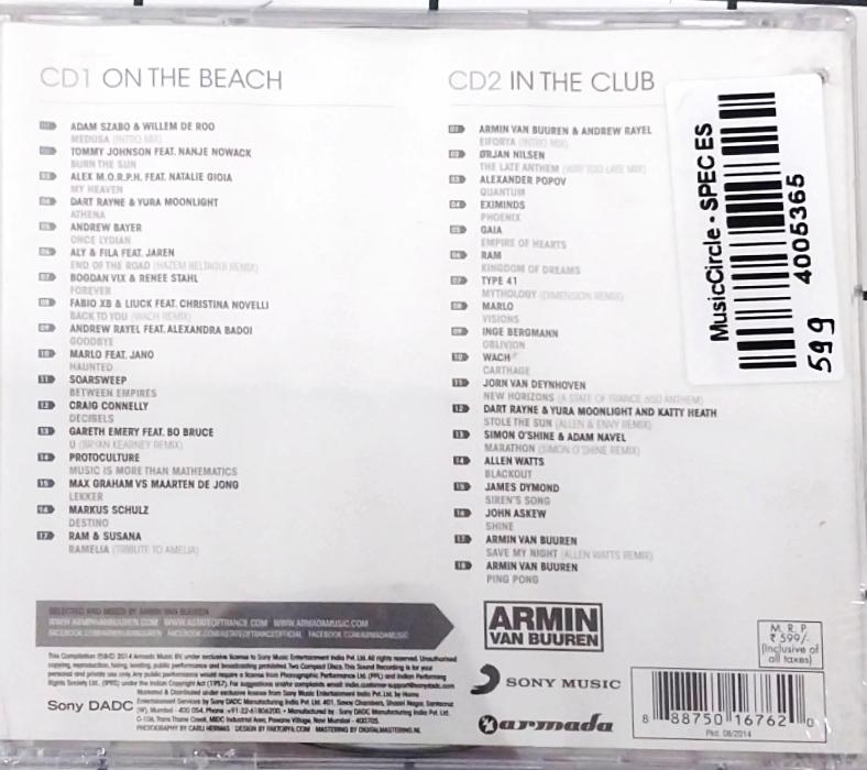 Armin Van Buuren - A State Of Trance 2014 (CD)