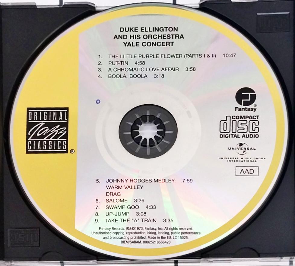 Duke Ellington And His Orchestra - Yale Concert (CD)