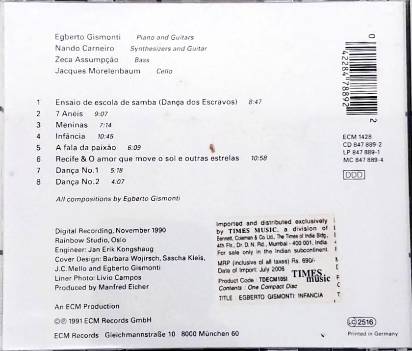 Egberto Gismonti Group - Infância (CD)
