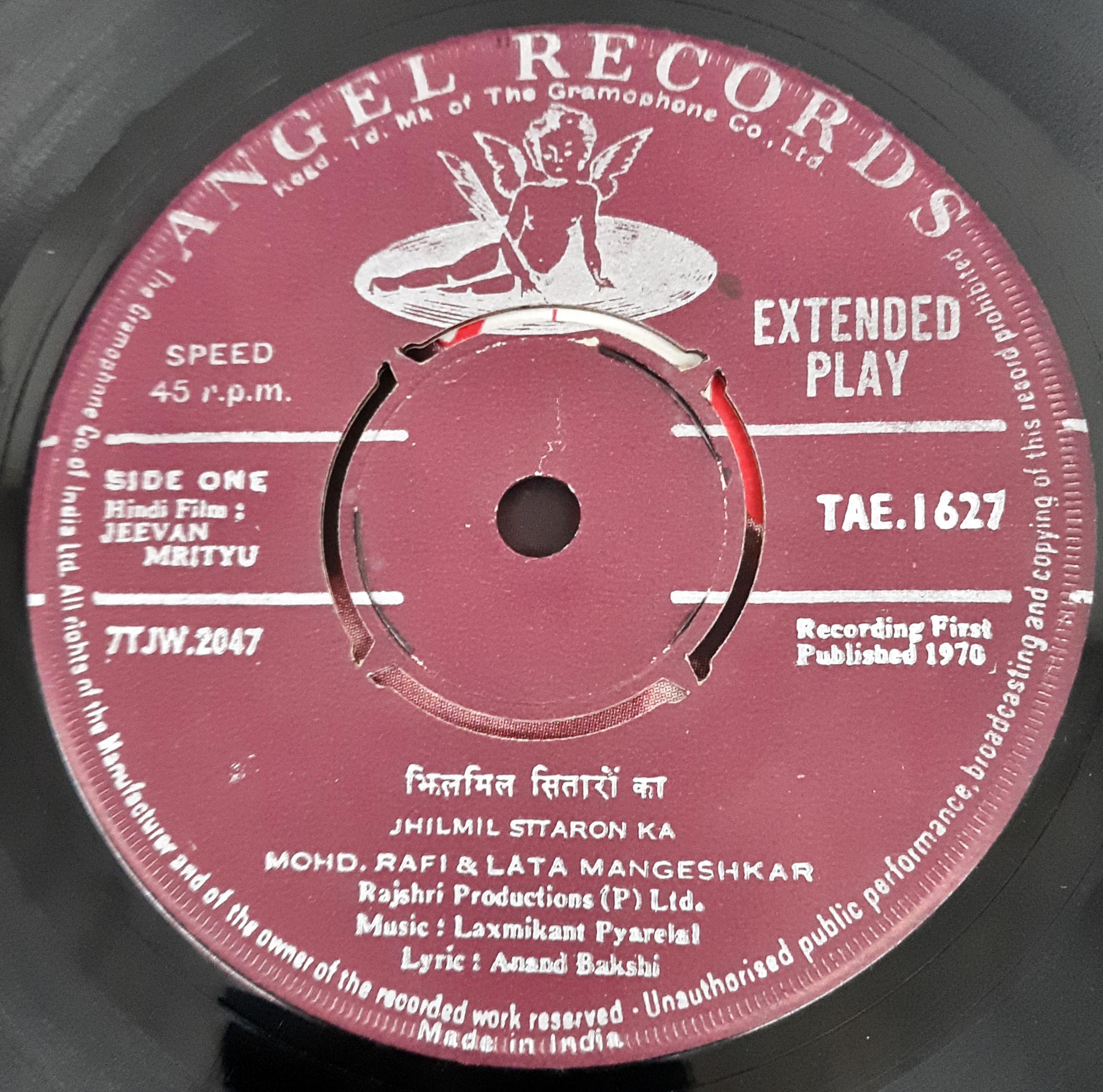 Laxmikant-Pyarelal -  Jeevan Mrityu (45-RPM)
