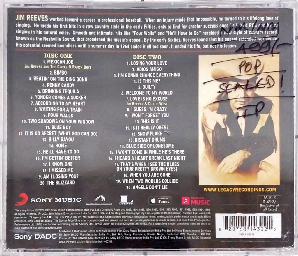Jim Reeves  - The Essential Jim Reeves (CD)