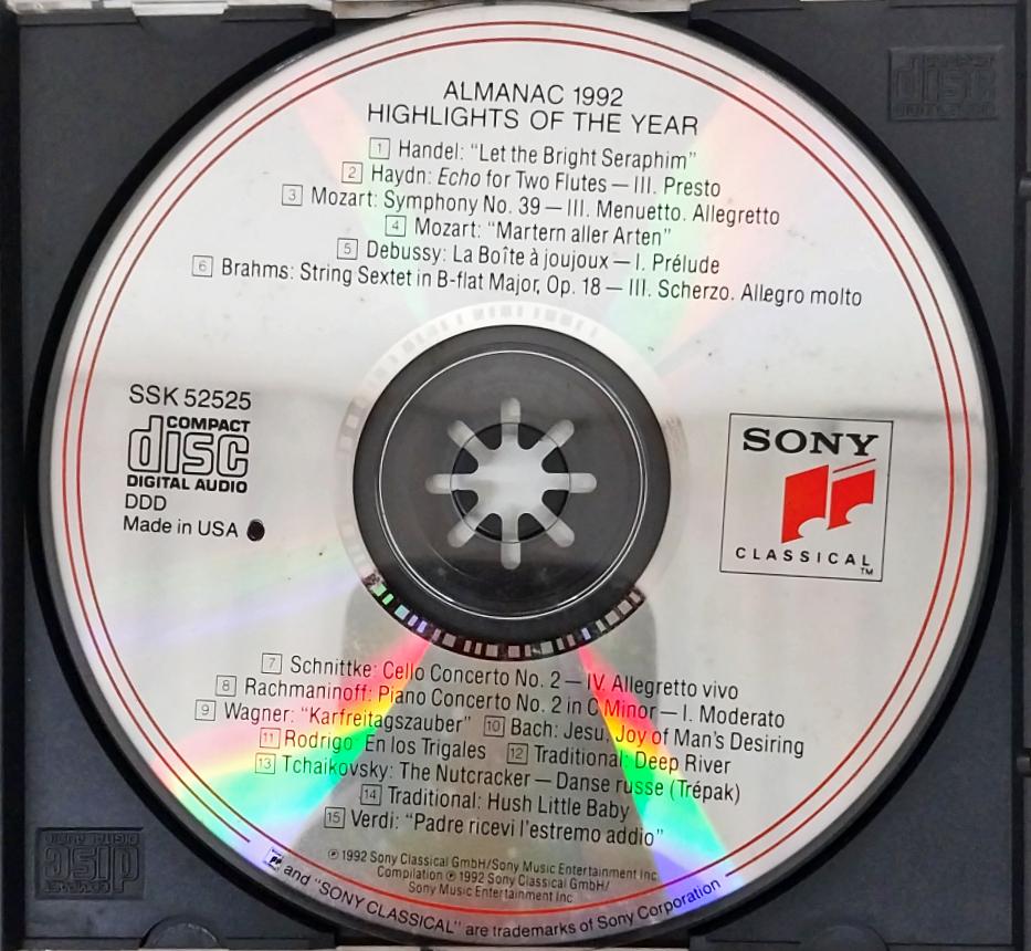 Various - Almanac 1992 Highlights Of The Year (CD)
