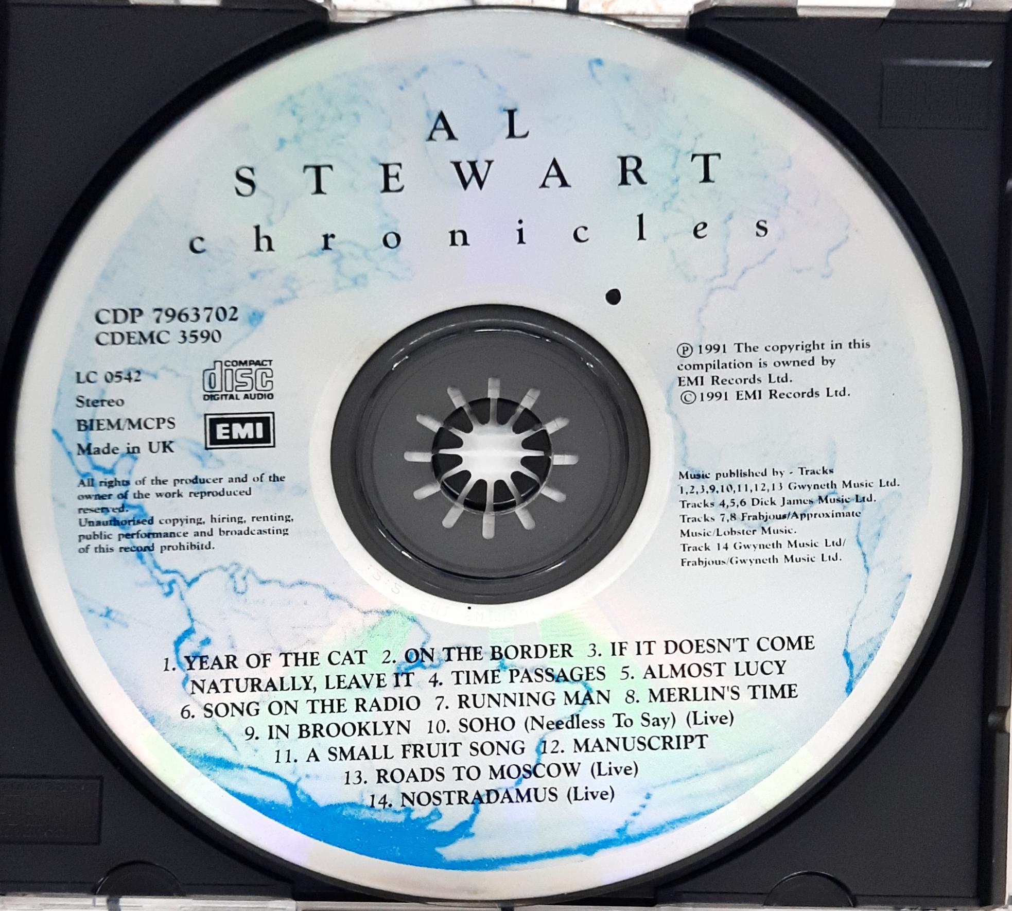 Al Stewart - Chronicles (The Best Of Al Stewart) (CD)