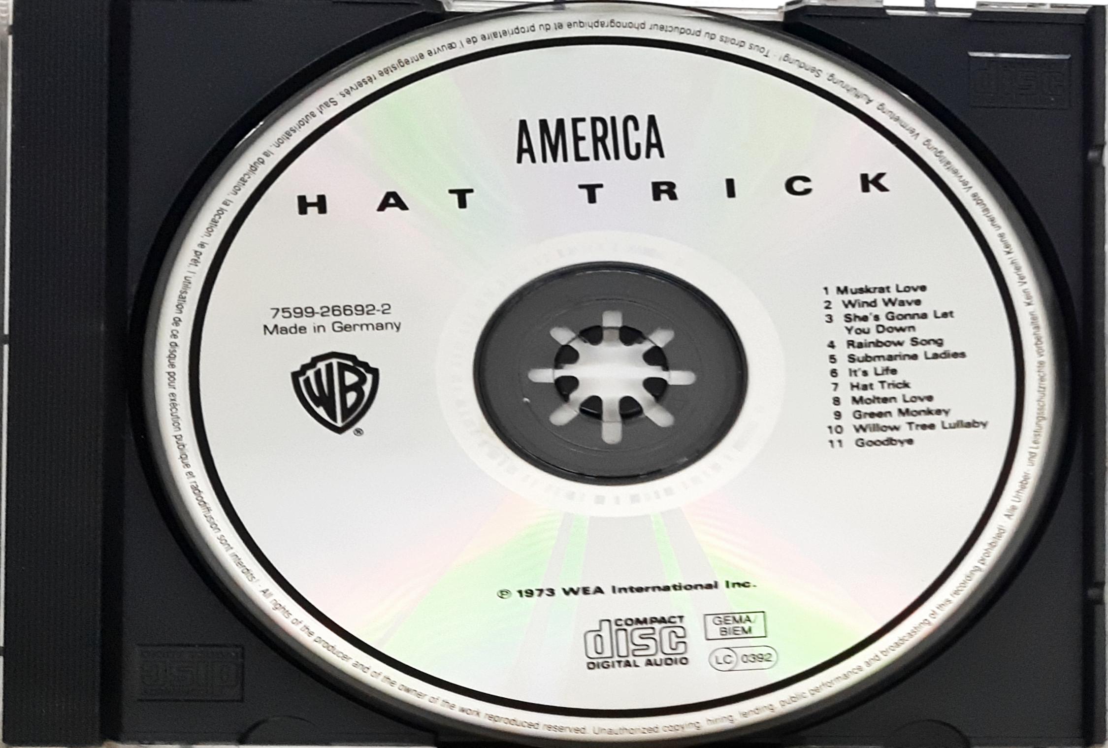 America (2) -  Hat Trick (CD)