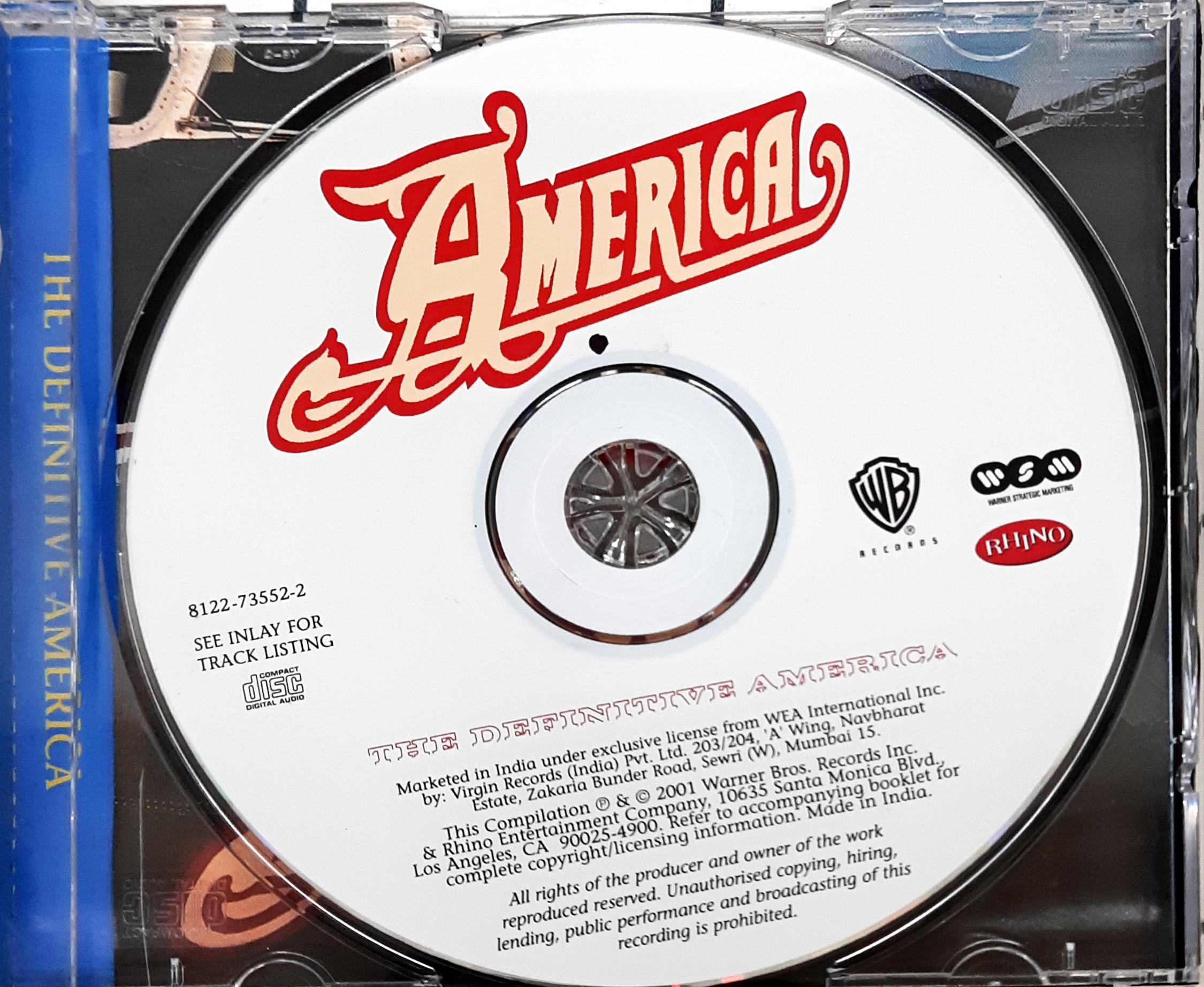 America (2) - The Definitive America (CD)