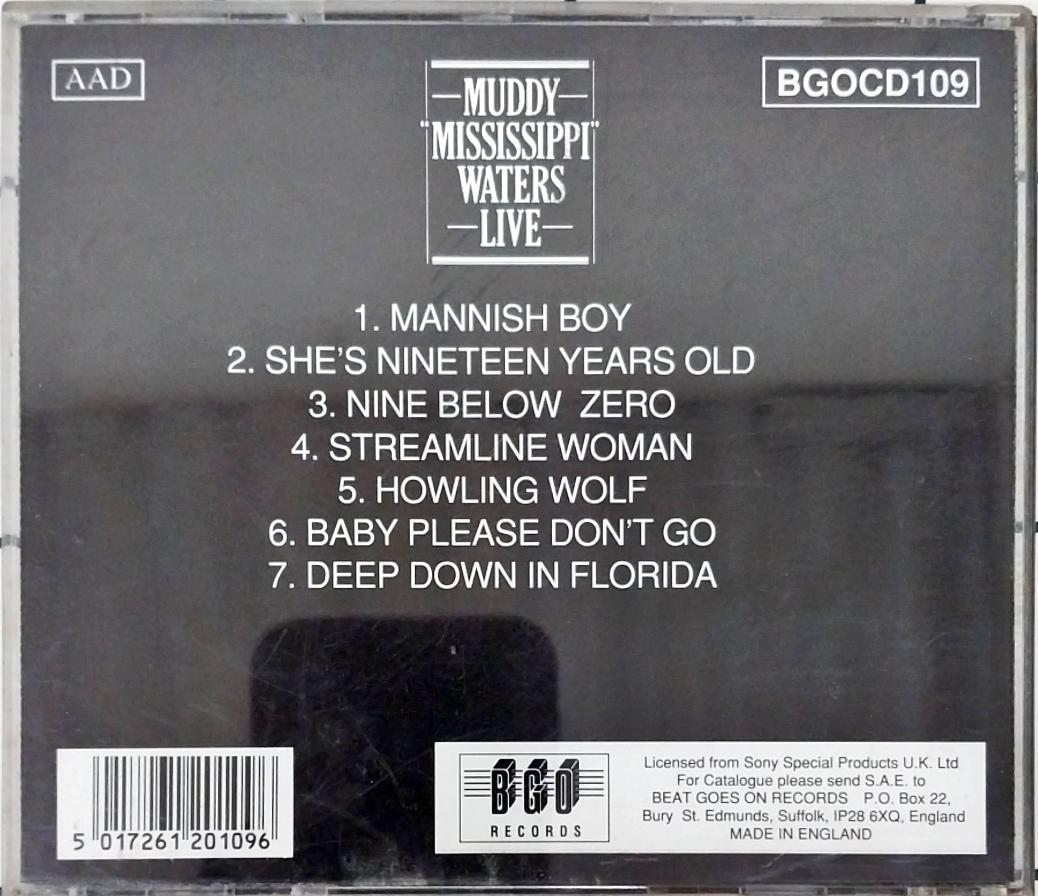 Muddy Waters - Muddy "Mississippi" Waters Live (CD)