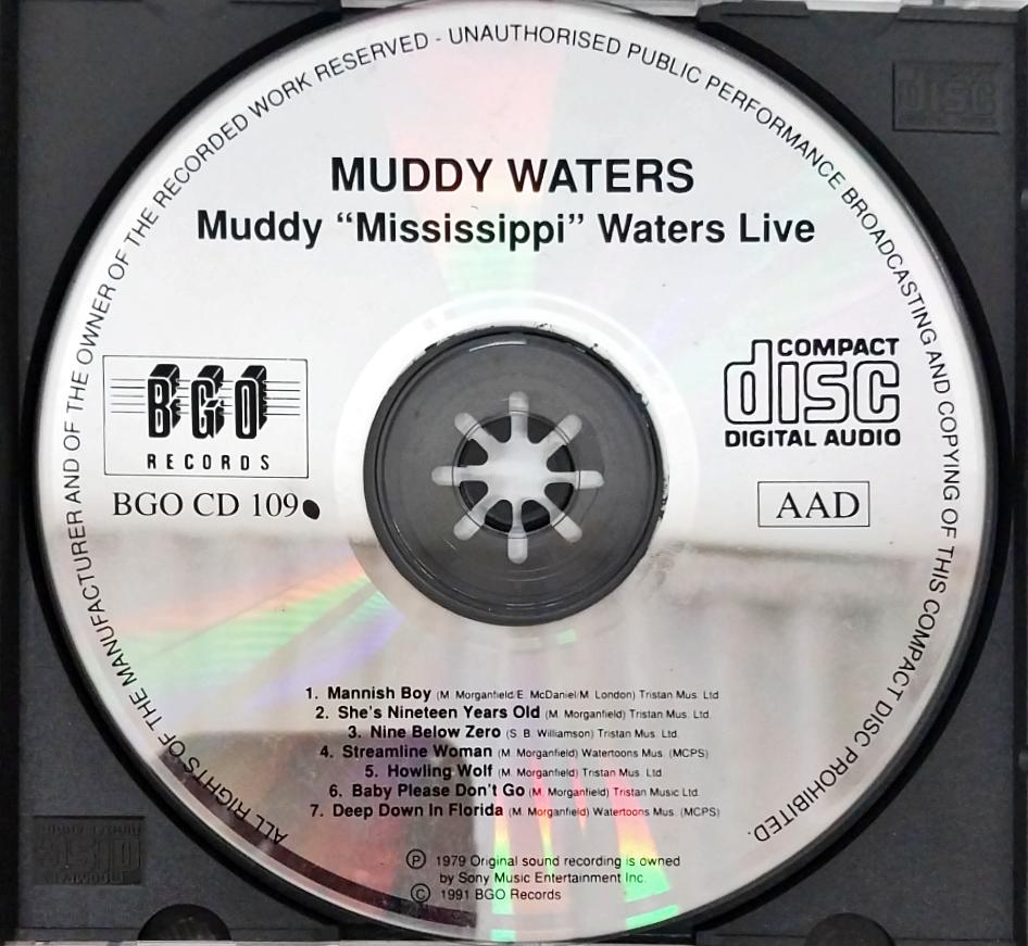 Muddy Waters - Muddy "Mississippi" Waters Live (CD)