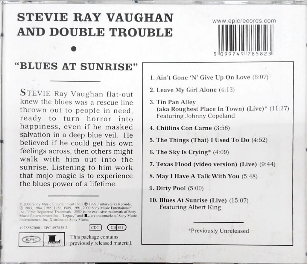 Stevie Ray Vaughan & Double Trouble - Blues At Sunrise (CD)