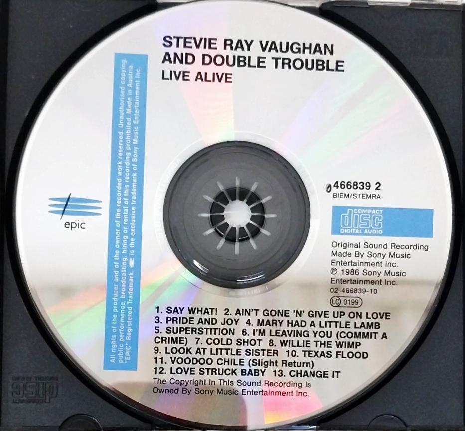 Stevie Ray Vaughan & Double Trouble - Live Alive (CD)