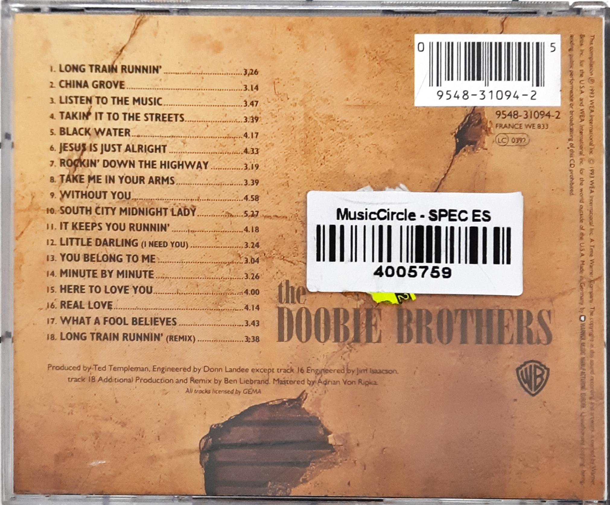 The Doobie Brothers -  Listen To The Music The Very Best Of The Doobie Brothers (CD)