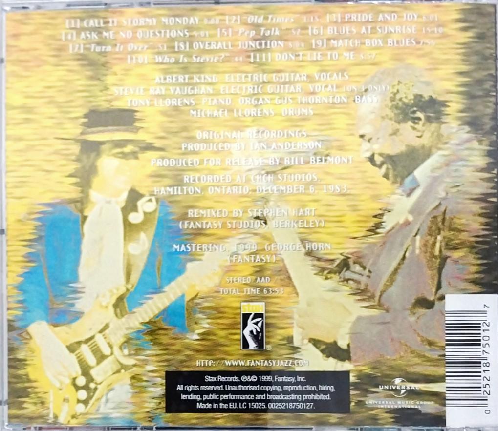 Albert King With Stevie Ray Vaughan - In Session (CD)