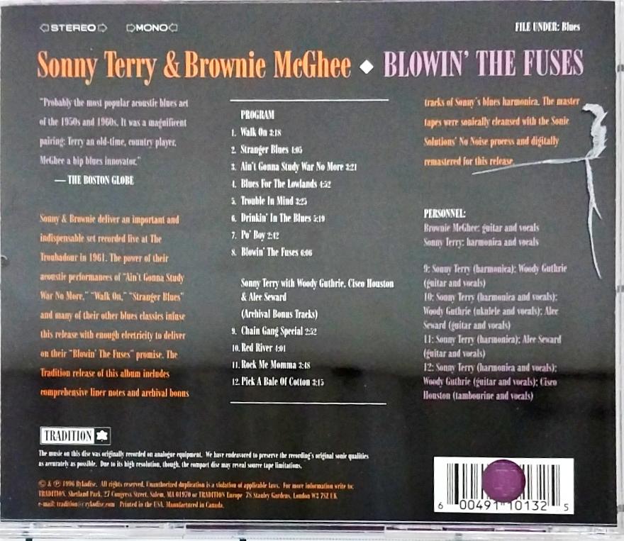 Sonny Terry & Brownie McGhee - Blowin' The Fuses (CD)