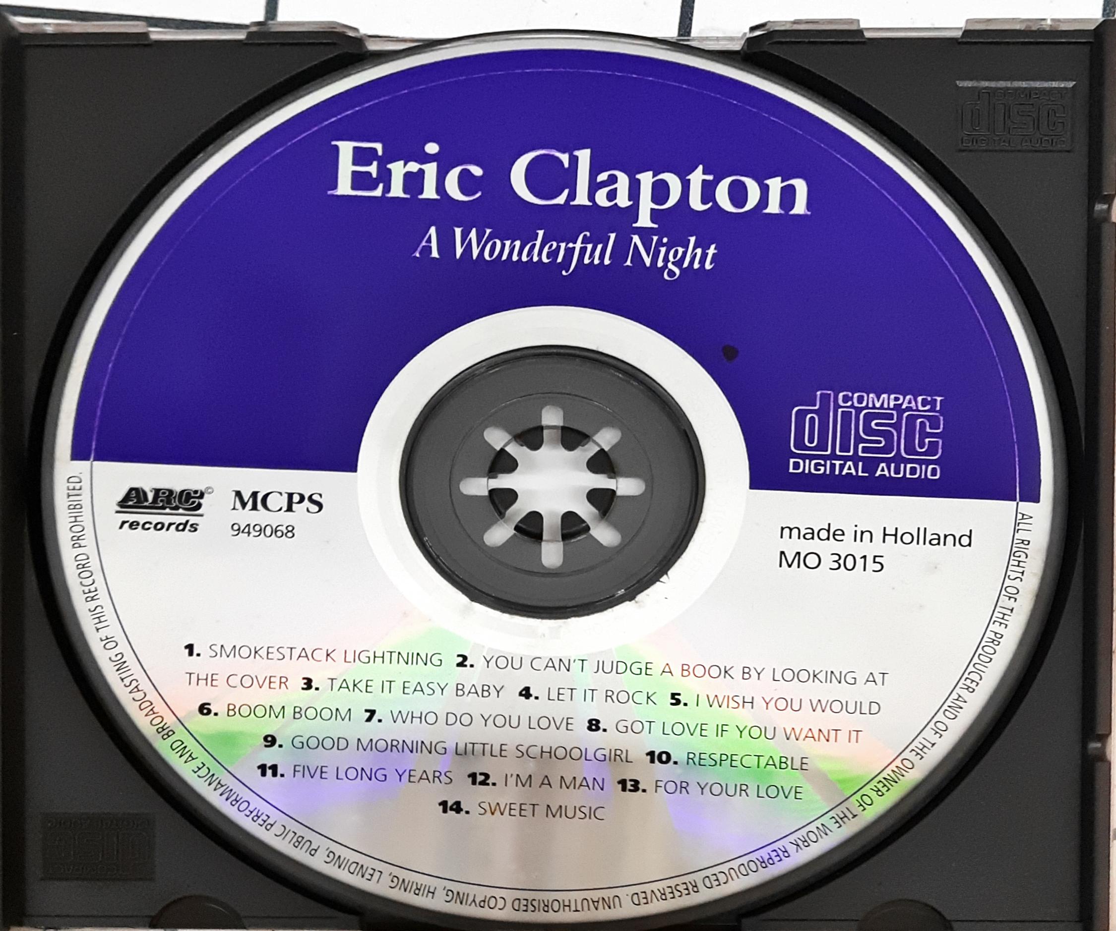 Eric Clapton -  A Wonderful Night (CD)