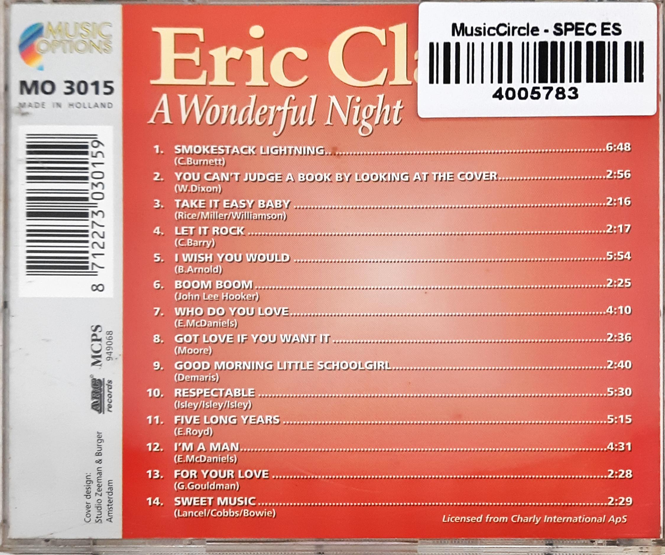 Eric Clapton -  A Wonderful Night (CD)