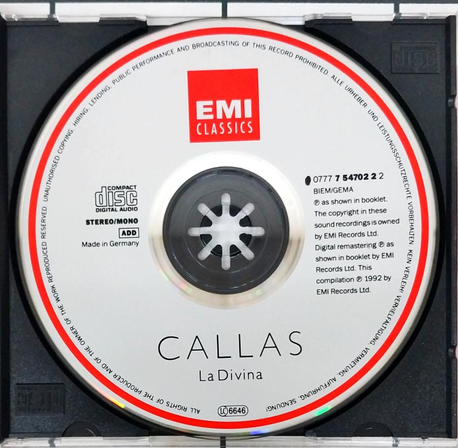 Maria Callas - La Divina (CD)