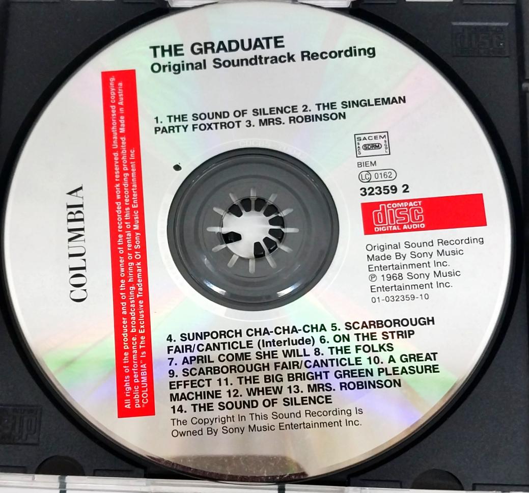 Simon & Garfunkel Additional Music By David Grusin - The Graduate (Original Sound Track Recording) (CD)