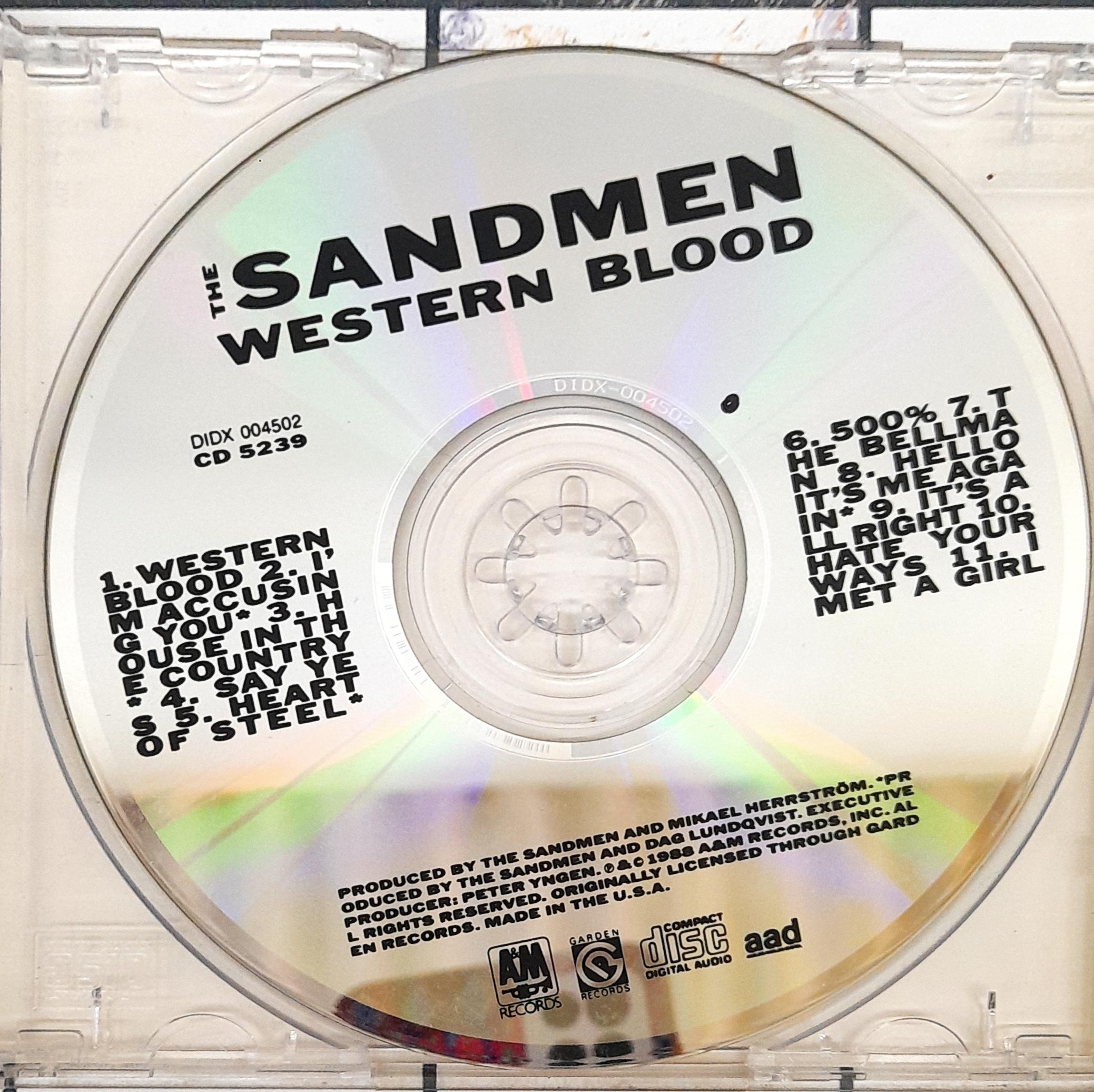 The Sandmen (2) - Western Blood (CD)