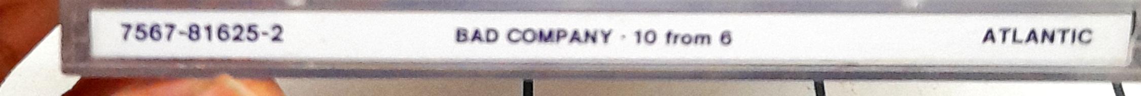 Bad Company (3) - 10 From 6 (CD)
