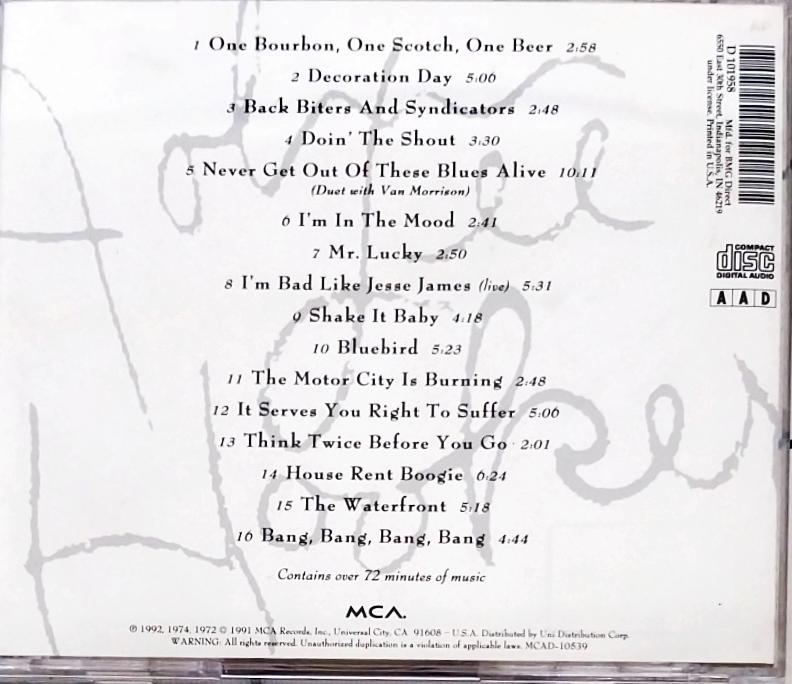 John Lee Hooker - The Best Of 1965 To 1974 (CD)