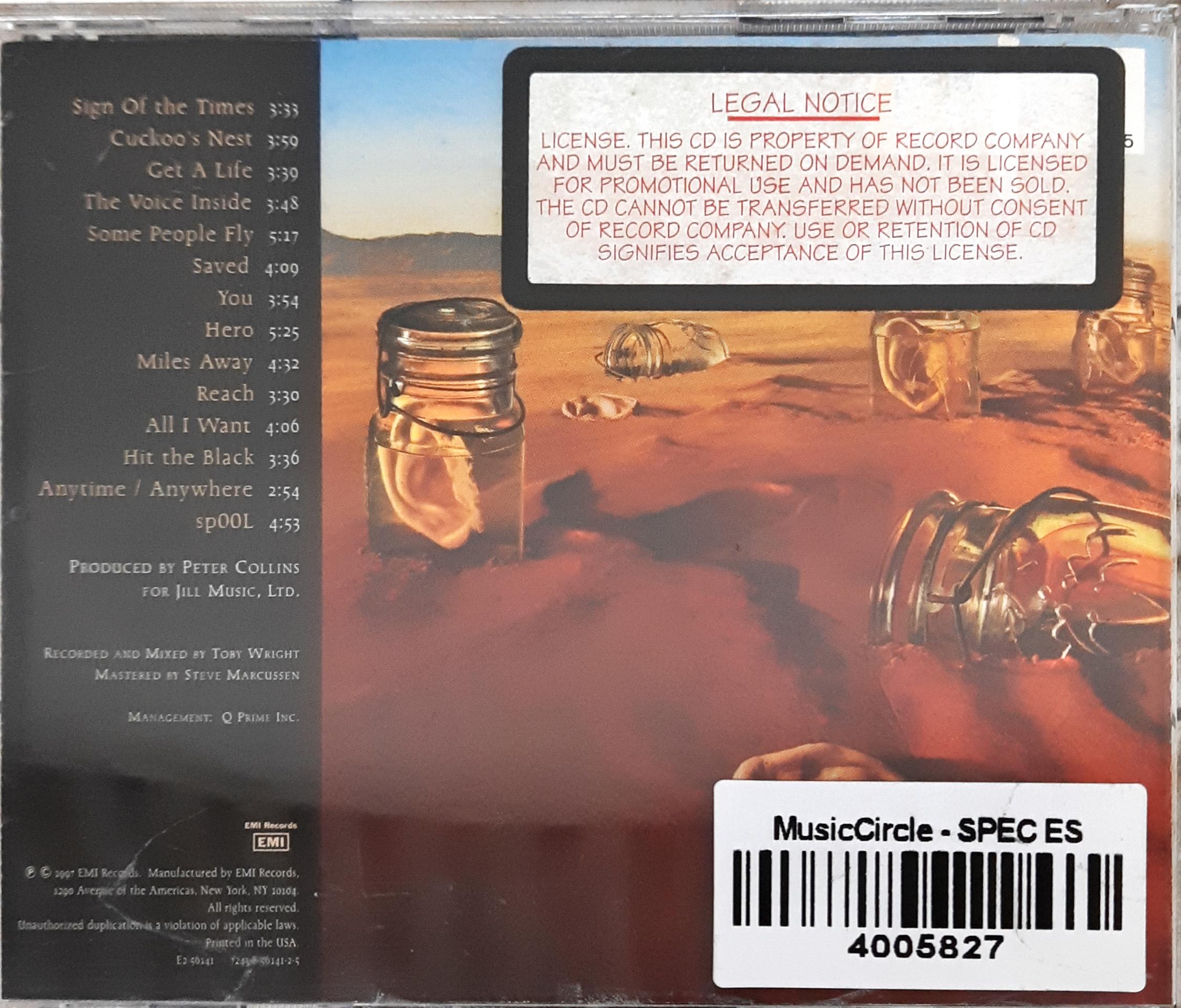 Queensrÿche -  Hear In The Now Frontier (CD)