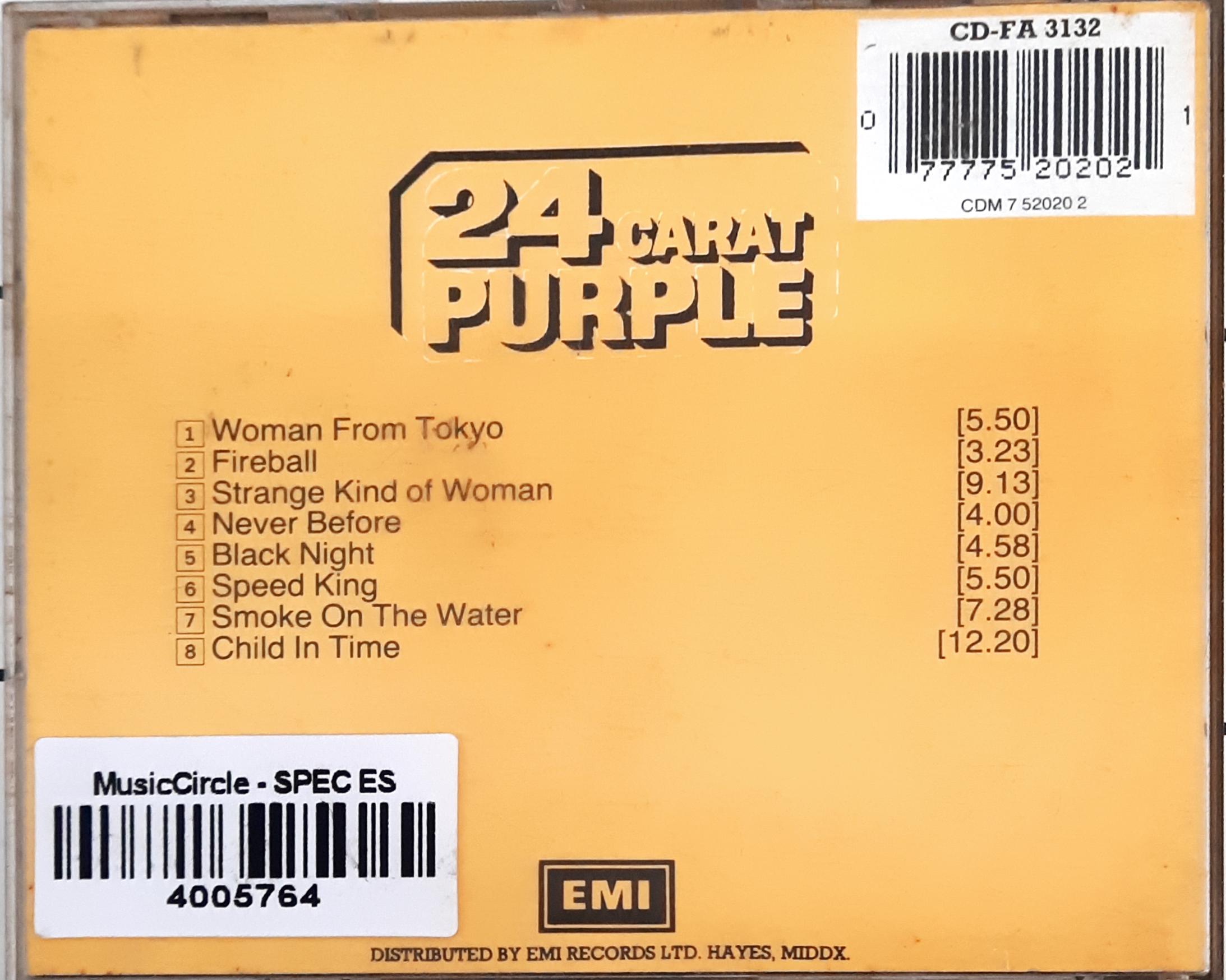 Deep Purple -   24 Carat Purple (CD)