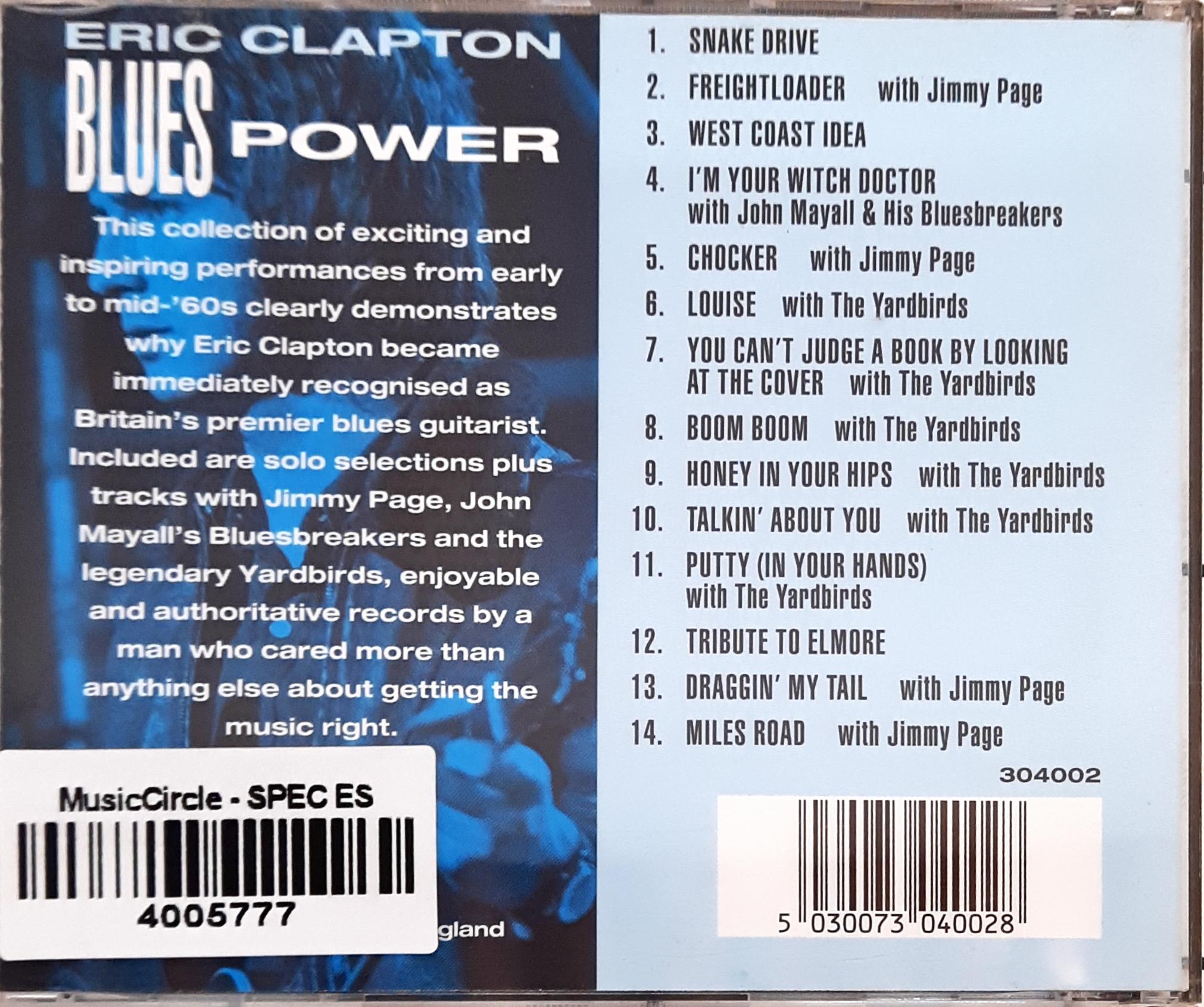 Eric Clapton - Blues Power (CD)