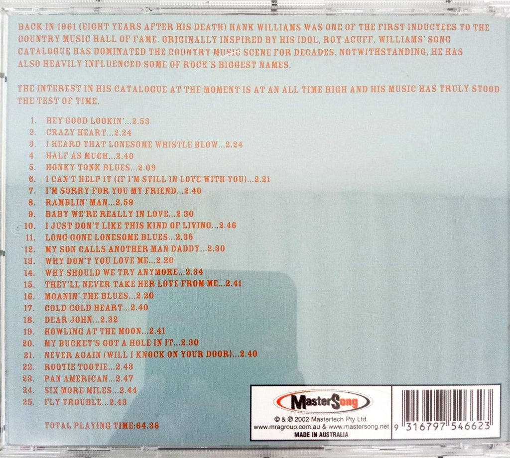 Hank Williams - Honky Tonk Blues (CD)