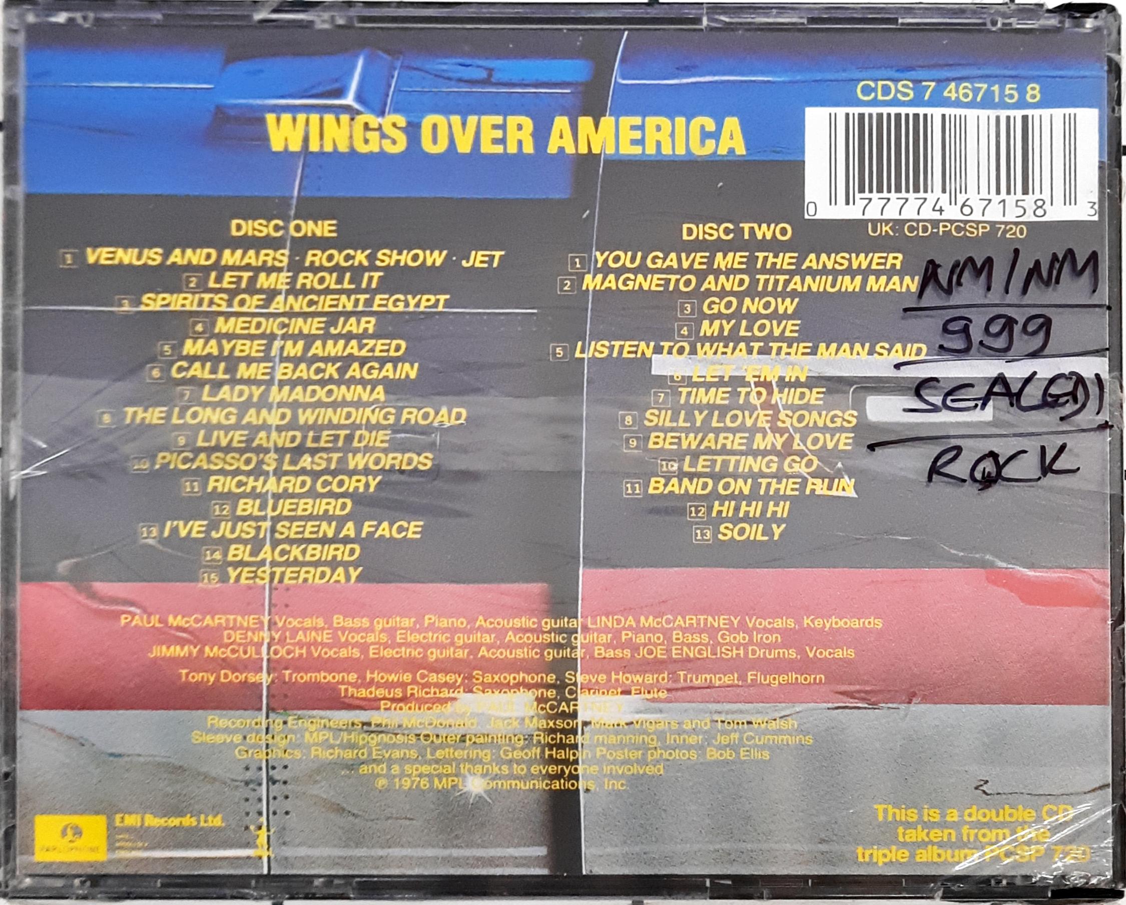 Wings (2) - Wings Over America (CD)