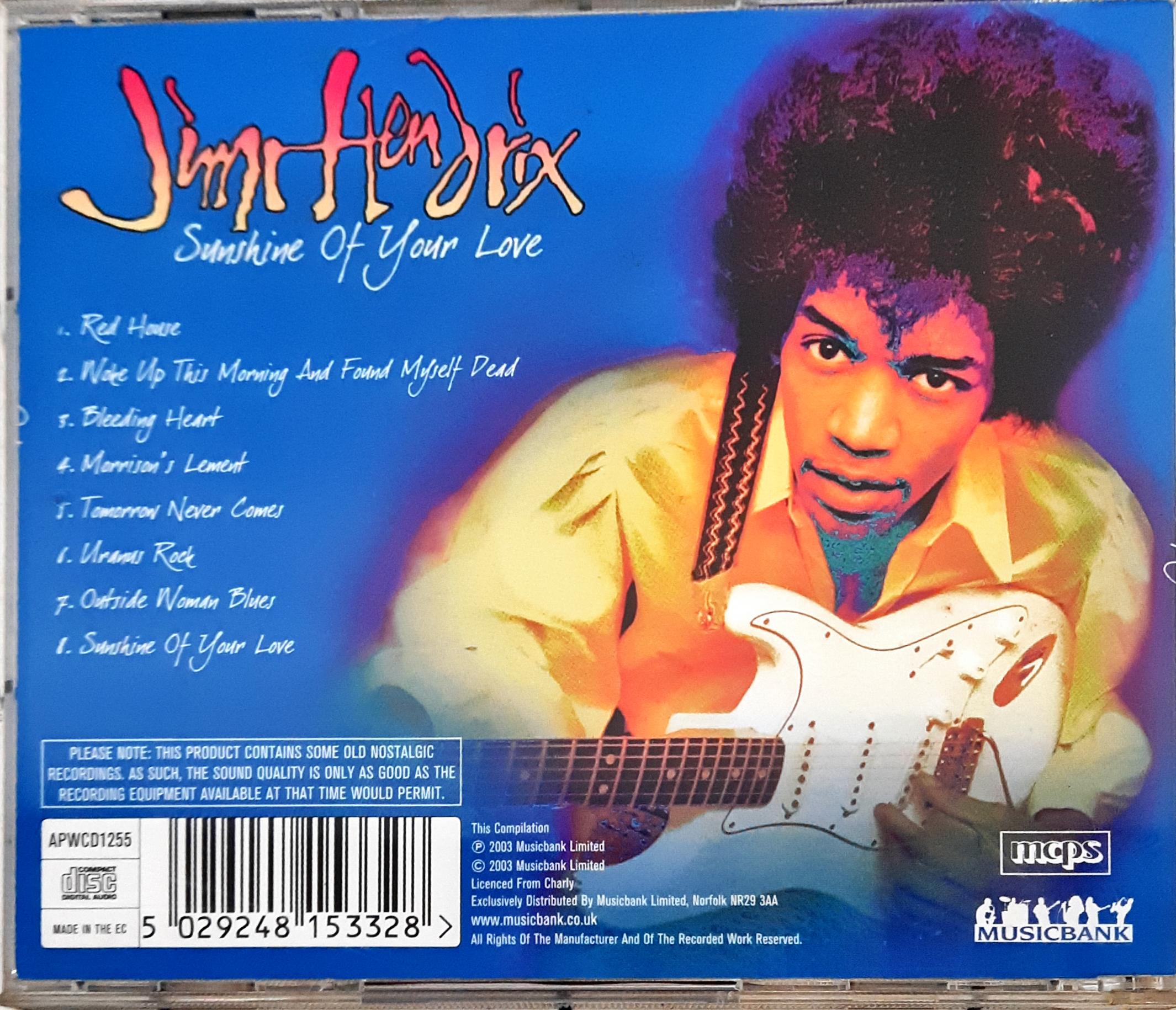 Jimi Hendrix - Sunshine Of Your Love (CD)