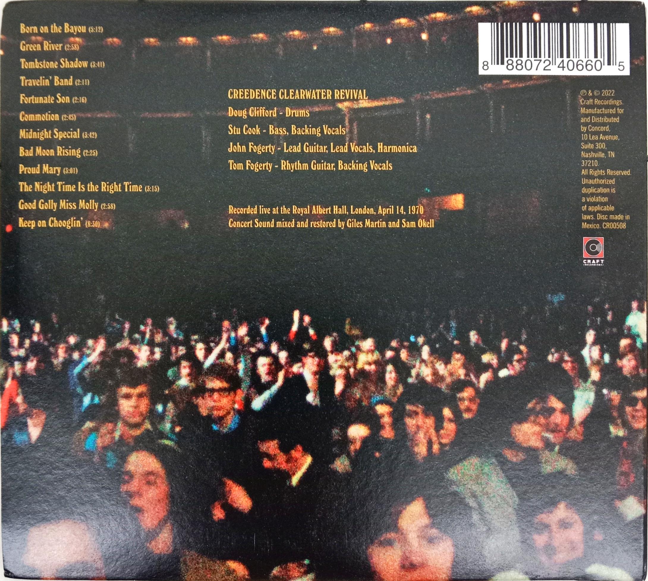 Creedence Clearwater Revival  - At The Royal Albert Hall (CD)