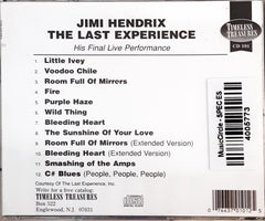 Jimi Hendrix - The Last Experience (His Final Live Performance) (CD)