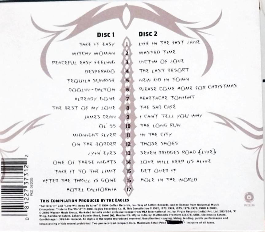 Eagles - The Complete Greatest Hits (CD) (2)