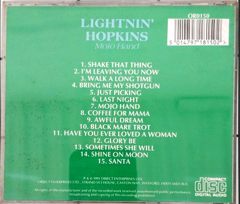 Lightnin' Hopkins - Mojo Hand (CD)