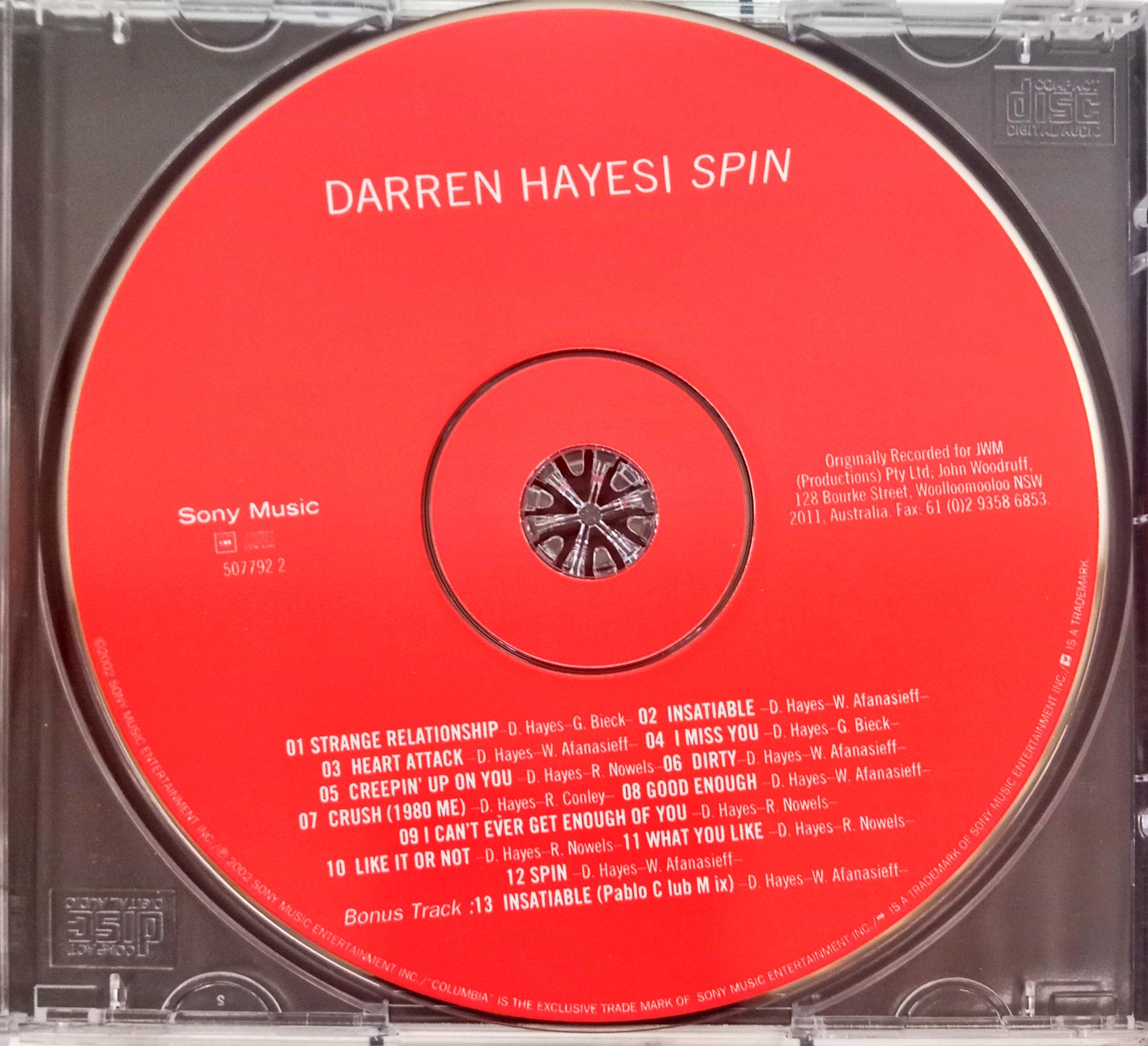 Darren Hayes -  Spin (CD)