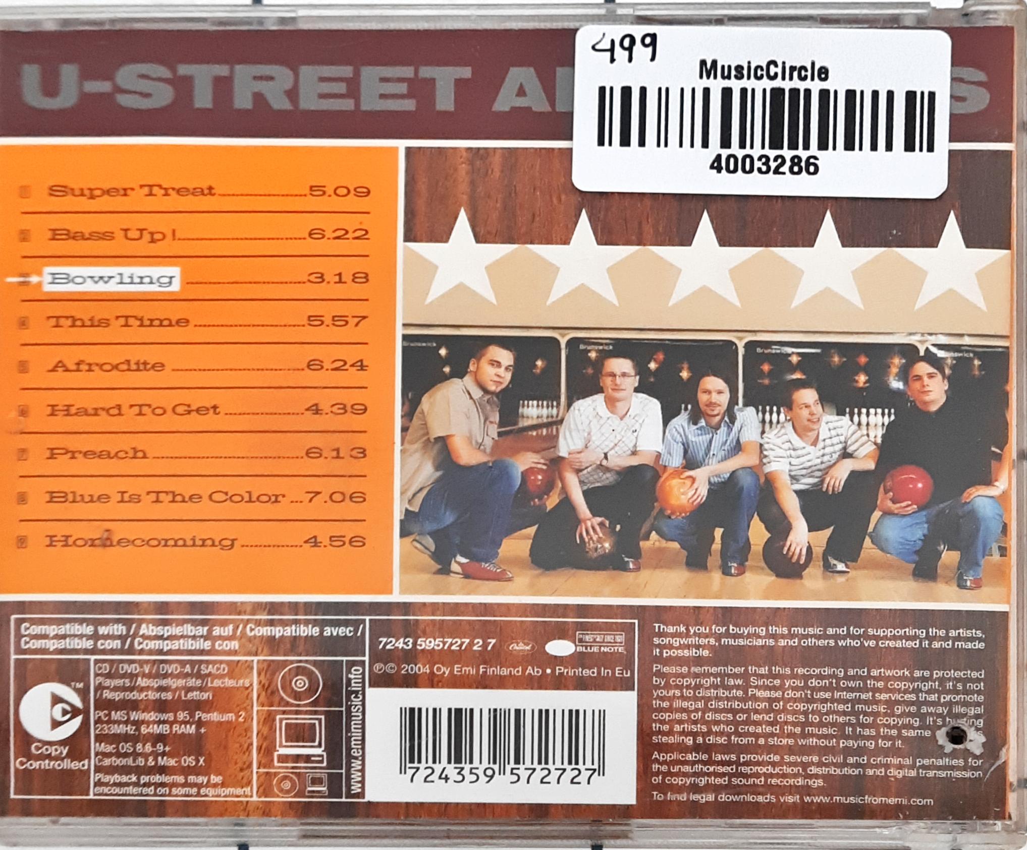 U-Street All Stars - Bowling (CD)