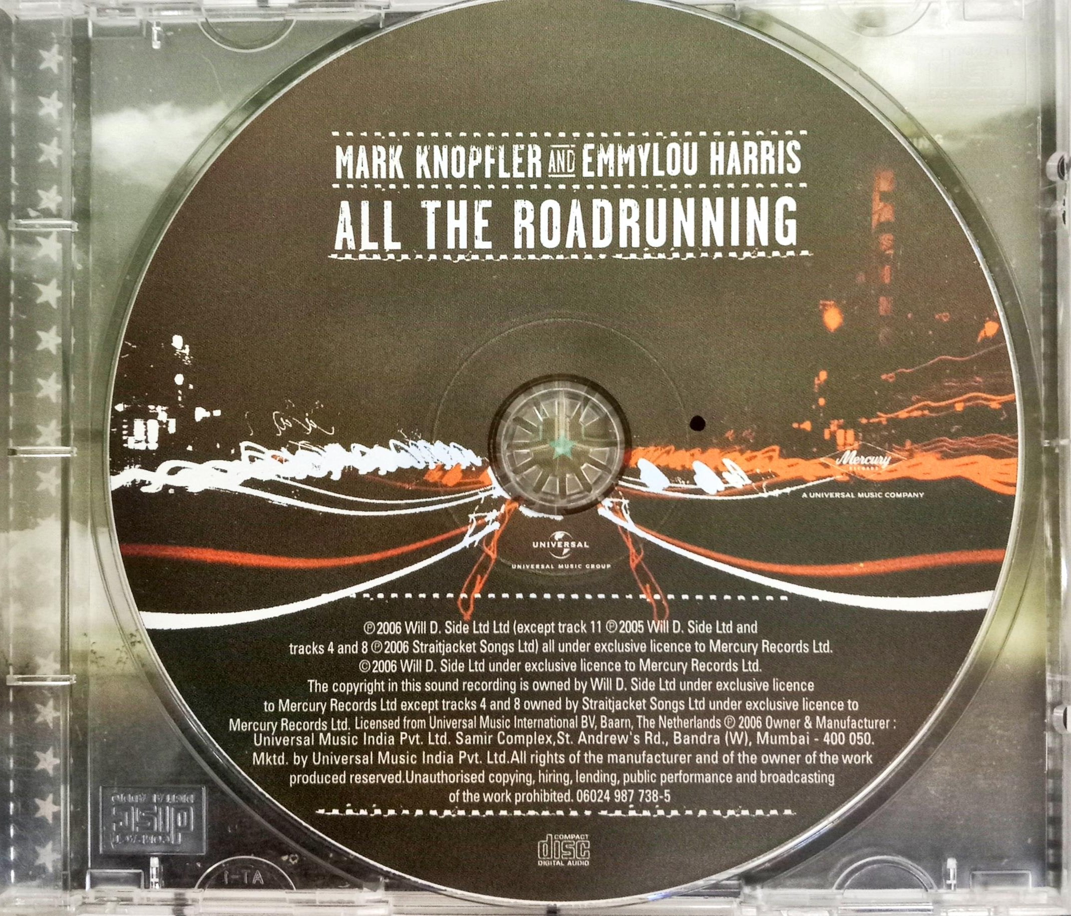 Marks Knopfler & Emmylou Harris - All The Roadrunnig (CD)